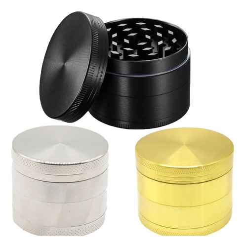 3 Piezas Grinder Moledor Molinillo Especias Metálico 40mm