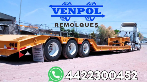 Lowboy Cuello Desmontable 3.05 Carga De Exceso Dimensiones