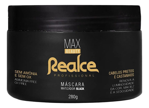Max Beauty Máscara Matizador Black Realce 280g