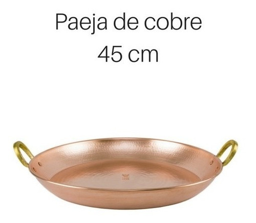 Paeja De Cobre Artesanal Nº4 - 45 Cm De Diâmetro