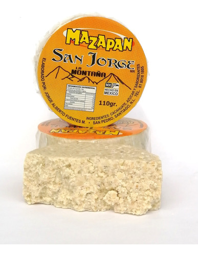 4 Mazapán Jumbo Natural San Jorge 110 G.