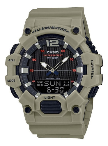 Reloj Casio Hdc-700-3a3 Para Caballero- Deportivo Verde