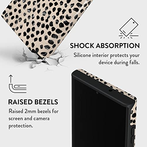 Funda Para Galaxy S23 Ultra Negro Polka Dots Pattern Nude Al