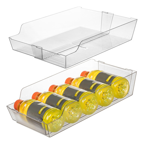 Clearspace Organizador De Latas Ajustable Para Refrigerador,