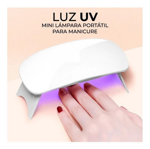 Lámpara Secadora De Uñas Uv Led Sun Mini Portátil Esmalte