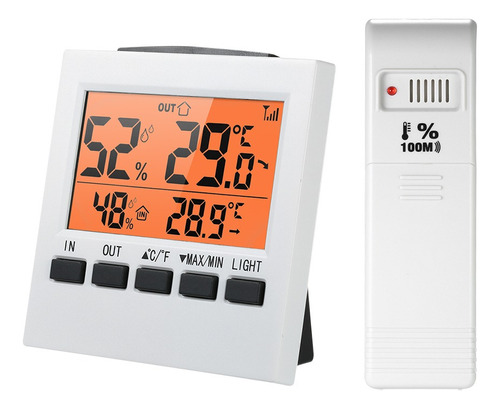 Lcd Digital Inalámbrico Interior/exterior Termómetro Higróme