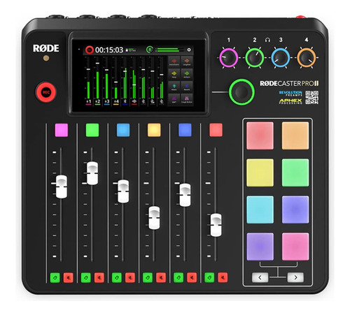 Estúdio De Produção De Áudio Rode Rodecaster Pro Ii W/ Case
