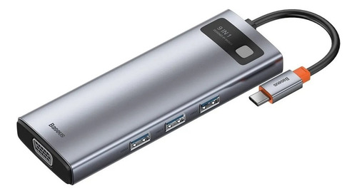 Imagen 8 de 10 de Hub Adaptador 9 En 1 Usb C Hdmi 100w 5a Baseus Caba Tecno