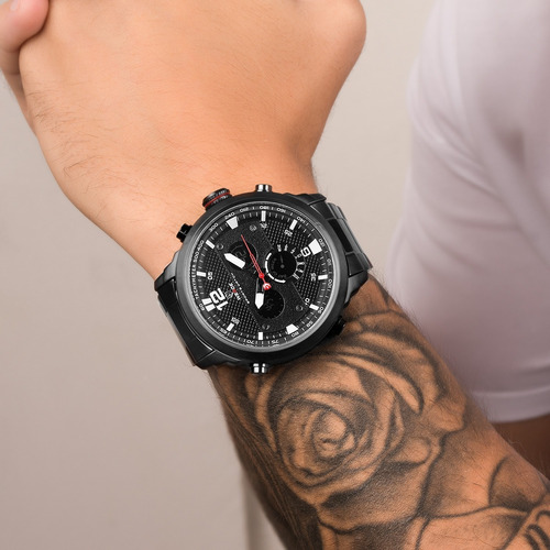 Relógio Masculino Weide Anadigi Preto 10137