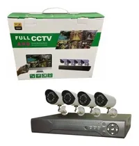 Comprar Kit Cctv Con 4 Cámaras De Seguridad Mas Dvr 1080p Full Hd