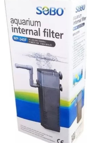 Filtro Interno Sobo Wp 340f 800 L/h Acuarios Hasta 160 Lt 220V