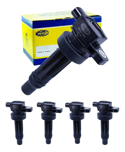 Kit 4 Bobinas De Ignição Hb20 Cerato Soul 1.6 16v Marelli