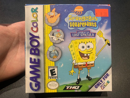 Spongebob Squarepants: Legend Of The Lost Spatula Gbc #3 (Usado)