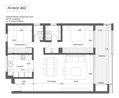 Imagen 25 de 30 de Alvear 462 - City Bell Unidad De 2 Dormitorios - Dacal Bienes Raices