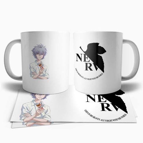 Evangelion Kaworu Nagisa Taza Tu Propio Estilo