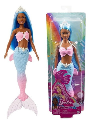 Muñeca Barbie Sirena Dreamtopia 30cm Mattel 