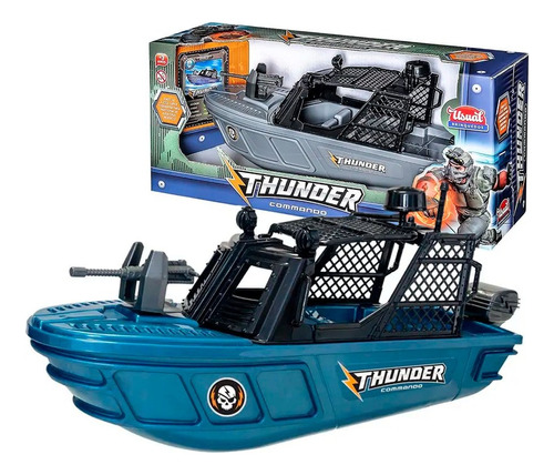 Barco De Brinquedo Thunder Commando Usual Brinquedos Sortido