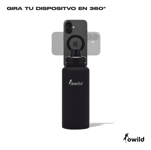 Botella Magnetica Termica Owild 1000 Ml + Tapa Y Magsafe