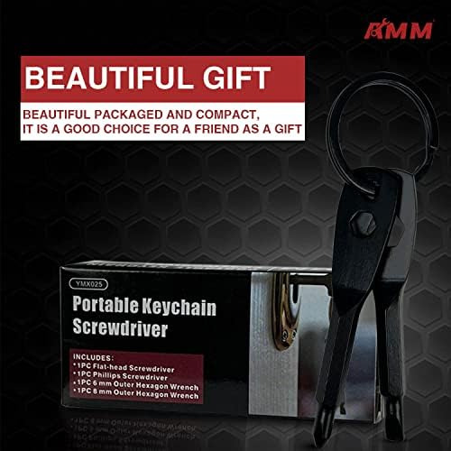 Amm 4 En 1 Destornillador De Llavero Portátil (negro) Regalo