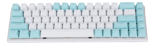 Teclado Mecánico 60% Rgb Azul 68 Teclas Cableado Gaming Para