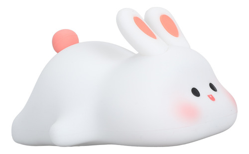 Luz De Silicona De Conejo Linda Usb Usb Recargable Lámpara