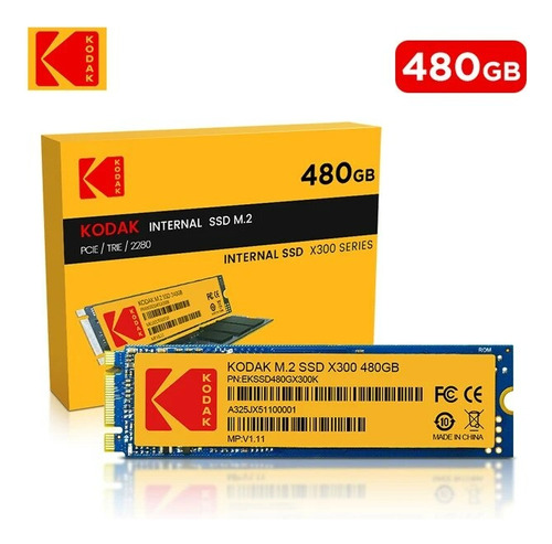 Disco Duro Solido Ssd 480gb M2 2280 Sata (ngff) Kodak X300