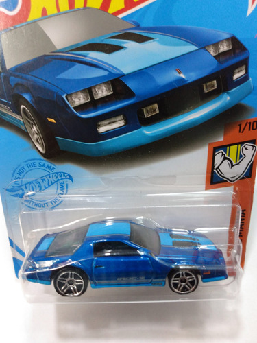 Carrito Hot Wheels Chevrolet Camaro Iroc-z Escala 1:64