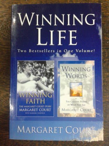 Winning Life * Margaret Court * 2 Libros En Uno * Ingles *