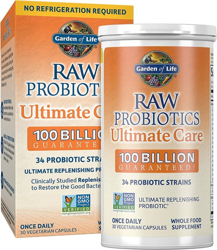 Garden Of Life Raw Probiotics Ultimate Care 30 Cápsulas