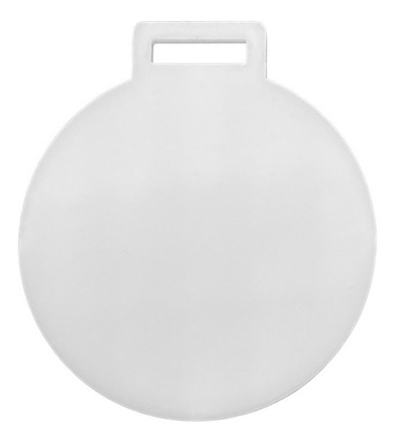 Medalla Deportiva Acrilico Blanco 6cm 80pz 3mm Sublimar 
