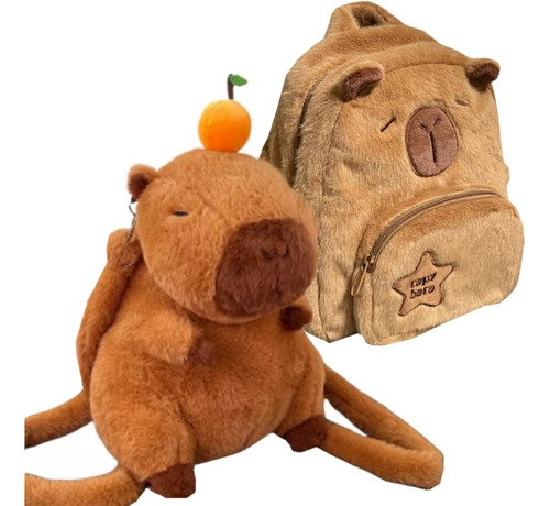 Mochila Casual De Capibara Para Niños, Mochila Casual De Fel