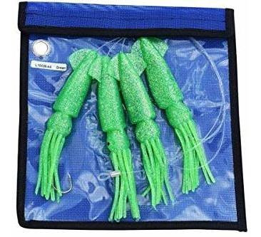 Eat My Tackle 7 Daisy Chain With Four Squid And Lure Bag