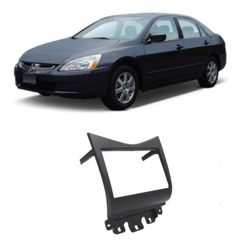 Moldura Honda Accord 2 Din 2003 - 2007 Preta