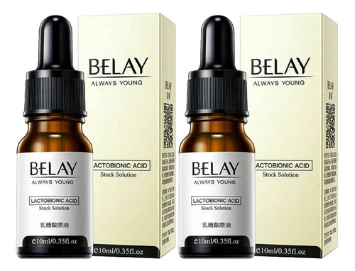 Kit 2 Serum Belay Rejuvenescedor E Minimizador De Poros 10ml