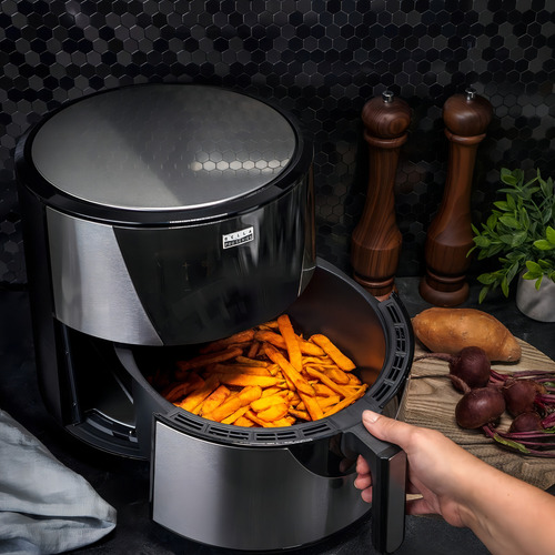 Bella Pro Series - 8-qt. Digital Air Fryer - Stainless Steel