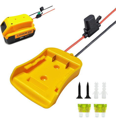 Adaptador De Rueda Eléctrica Para Batería Dewalt De 20 V/18 