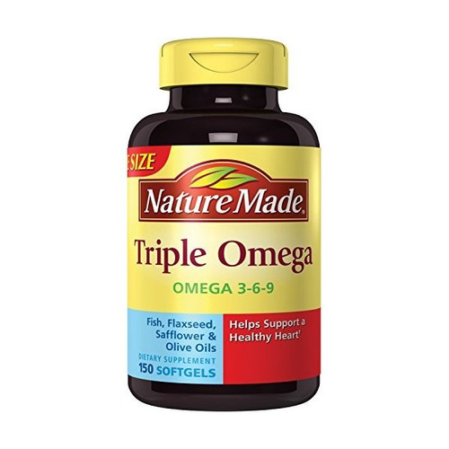 Nature Made Triple Omega 3-6-9, 150 Cápsulas Blandas