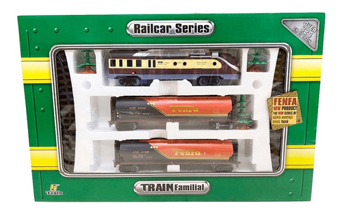 Tren A Escala 1:87 - Train Familial - Fenfa No. 1601b-4 A Color Negro