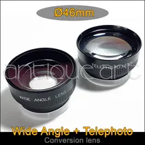 Comprar A64 Pack 2 Lentes Conversores Wide Angle + Telephoto Ø 46mm