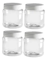 Comprar Envase Bote Tarro Frasco Plástico Con Tapa 250ml 40piezas