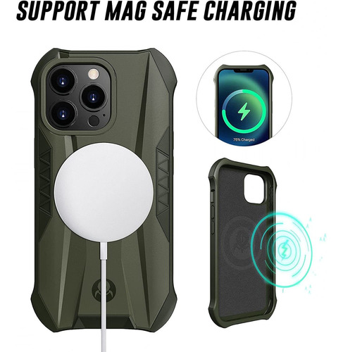 Gravastar Para iPhone 13 Pro Funda Antichoque Bumper Cover