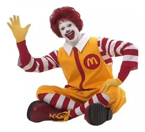 . Ropa Clásica De Payaso Sexy De Ronald Mcdonald Cos