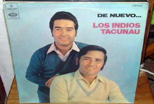 Los Indios Tacunau De Nuevo Lp Argentino Promo / Kktus