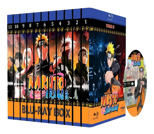 Blu-ray Box Naruto Shippuuden - Complete Series + Filmes