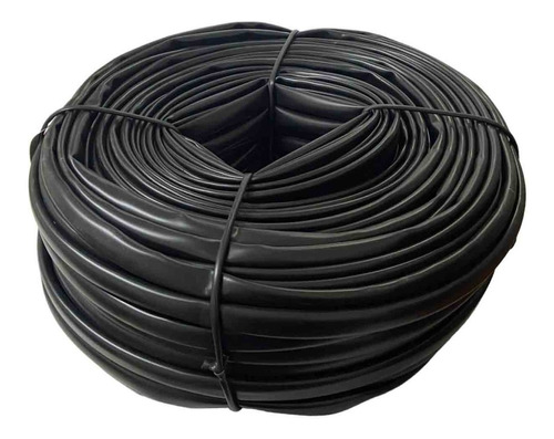 Espagueti Plastico 15 Mm - Rollo 100 Metros Color Negro
