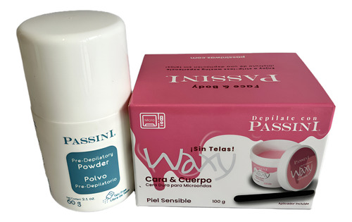 Passini Cera Dura Microondas + Polvo Pre-depilatorio 60gr