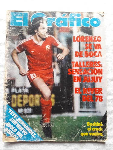 El Gráfico Nº 3037 Año 1977 - Bochini River Talleres Boca