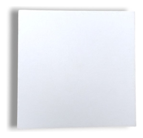 Base Cuadrada Plastif. Ppm Blanco Mate 10x10cm (x200u) - 120