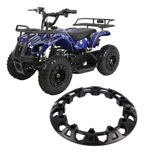 Atv Tapacubos Para Cubo Rueda,cubiertas Negro 8 Pulgadas