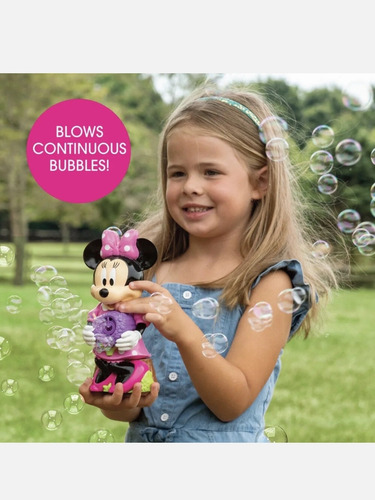 Soplador Burbujas Burbujero Disney Minnie Mouse